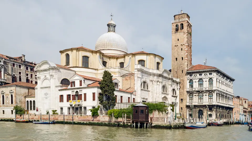 San Geremia and Palazzo Labia on the Grand Canal in Venice, near the station end of the canal